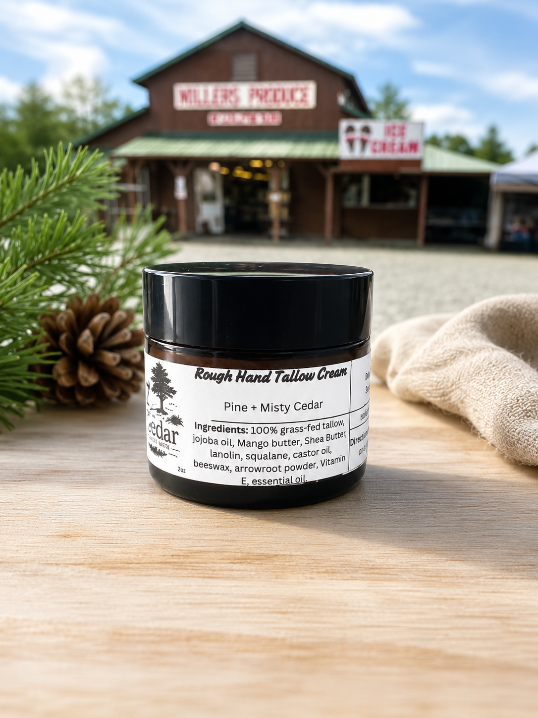 Rough hands tallow cream