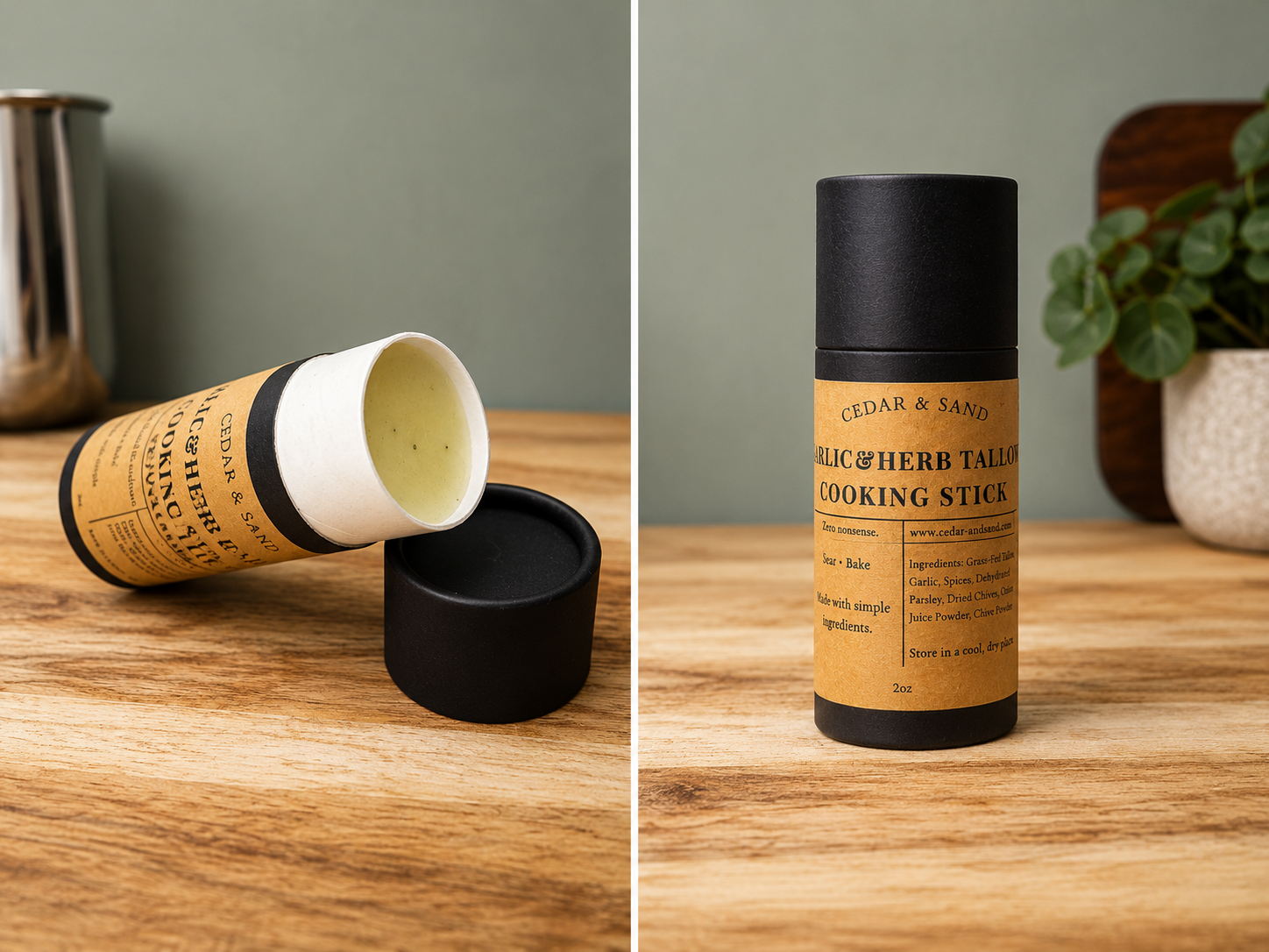 Garlic Herb Tallow Stick